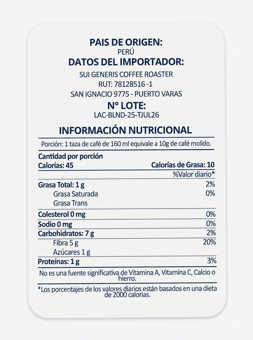 Sapphire Coffee: La Campiña
